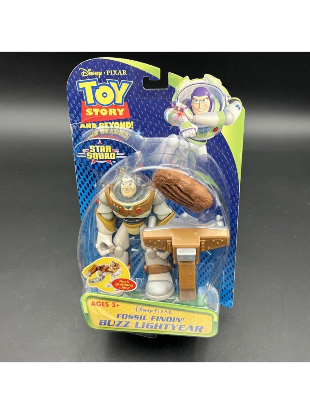 RARE Toy Story - fossil findin BUZZ LIGHTYEAR - STAR SQUAD - NOS